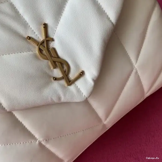 PUFFER QUILTED BAG IN MEDIUM YSL LAMBSKIN 0528